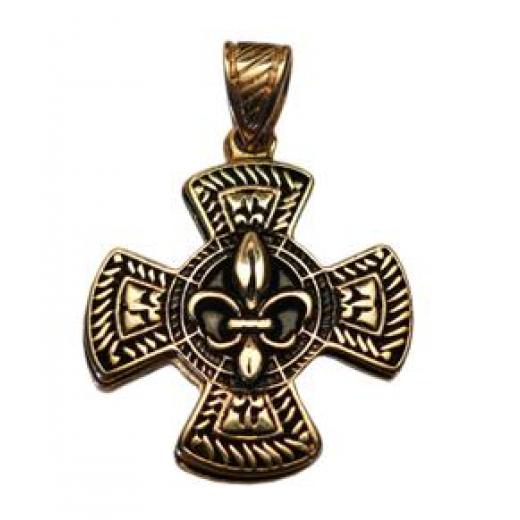Fleur de Lis (Kettenanhänger in Gold)