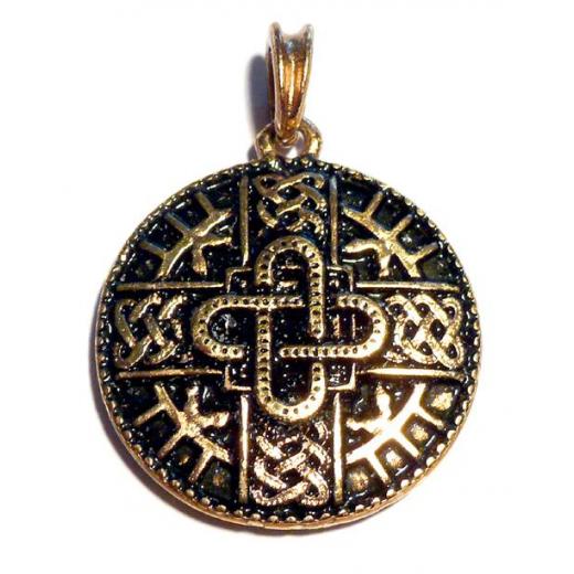 Merowinger Amulett (Kettenanhänger in Gold)
