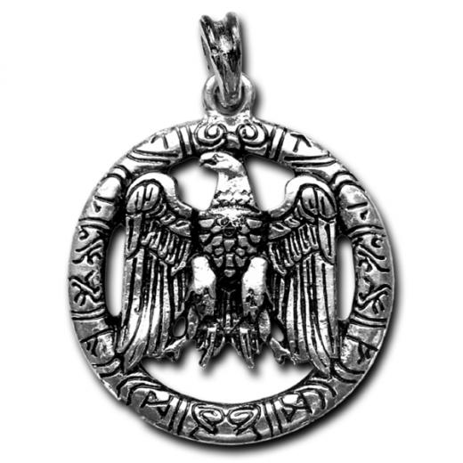 Germanenwappen (Kettenanhänger in Silber)