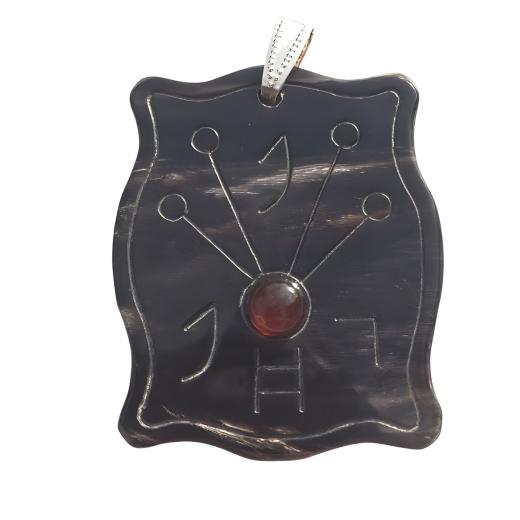 Peace of Mind Kabbala (Kettenanhänger aus Horn)