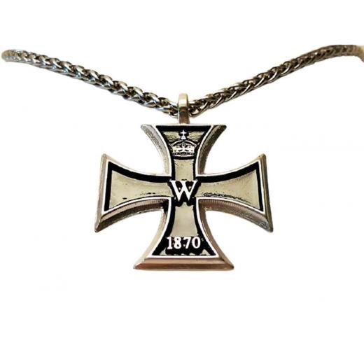 Iron Cross (Pendant in antiqued silver)