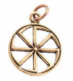 Kolovrat - Kettenanhänger in Bronze