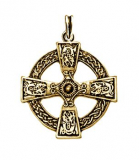 Keltenkreuz (Kettenanhänger in Gold)