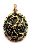 Dragon Amulett (Pendant in Gold)