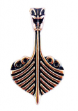 Drake Viking Ship (Pendant in gold)