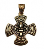 Fleur de Lis (Pendant in gold)