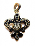 Fleur de Lis SX1330 (Pendant in gold)