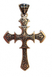 Gothic Cross (Pendant in gold)