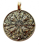 Nordischer Drache (Kettenanhänger in Gold)