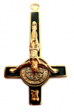 Petruskreuz (Kettenanhänger in Gold)