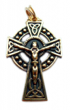 St. Patrick Kreuz (Kettenanhänger in Gold)