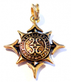 Stern der Asen (Kettenanhänger in Gold)