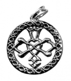 Keltischer Hochzeit-Knoten (Kettenanhänger in Silber)