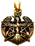 Pentagramm (Kettenanhänger in Gold)