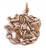 Gulltoppr - Heimdalls Pferd (Kettenanhänger in Bronze)