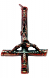 Inverted Cross (Kettenanhänger in Altbronze)