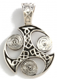 Tahan Triskele (Kettenanhänger in Silber)