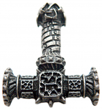 Vindir Hammer (Kettenanhänger in Altsilber)