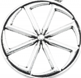 Kolovrat - Kettenanhänger in Silber