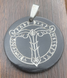 Irminsul in rune-circle (Pendant of horn)