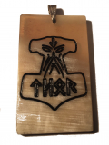 Thorhammer 2 (Kettenanhänger aus Horn)