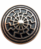 Sonnenrad (Zierniete in Gold)