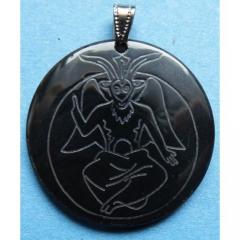 Baphomet (Kettenanhänger aus Horn)