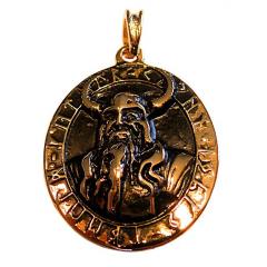 Odin Amulett (Kettenanhänger in Gold)