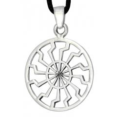 Black Sun (Pendant in silver)