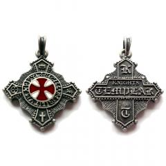 Templerorden (Kettenanhänger in Altsilber)