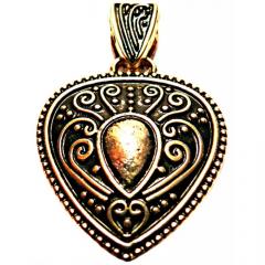 Babylonian Heart (Kettenanhänger in Gold)