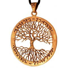 Baum des Lebens - Kettenanhänger aus Bronze